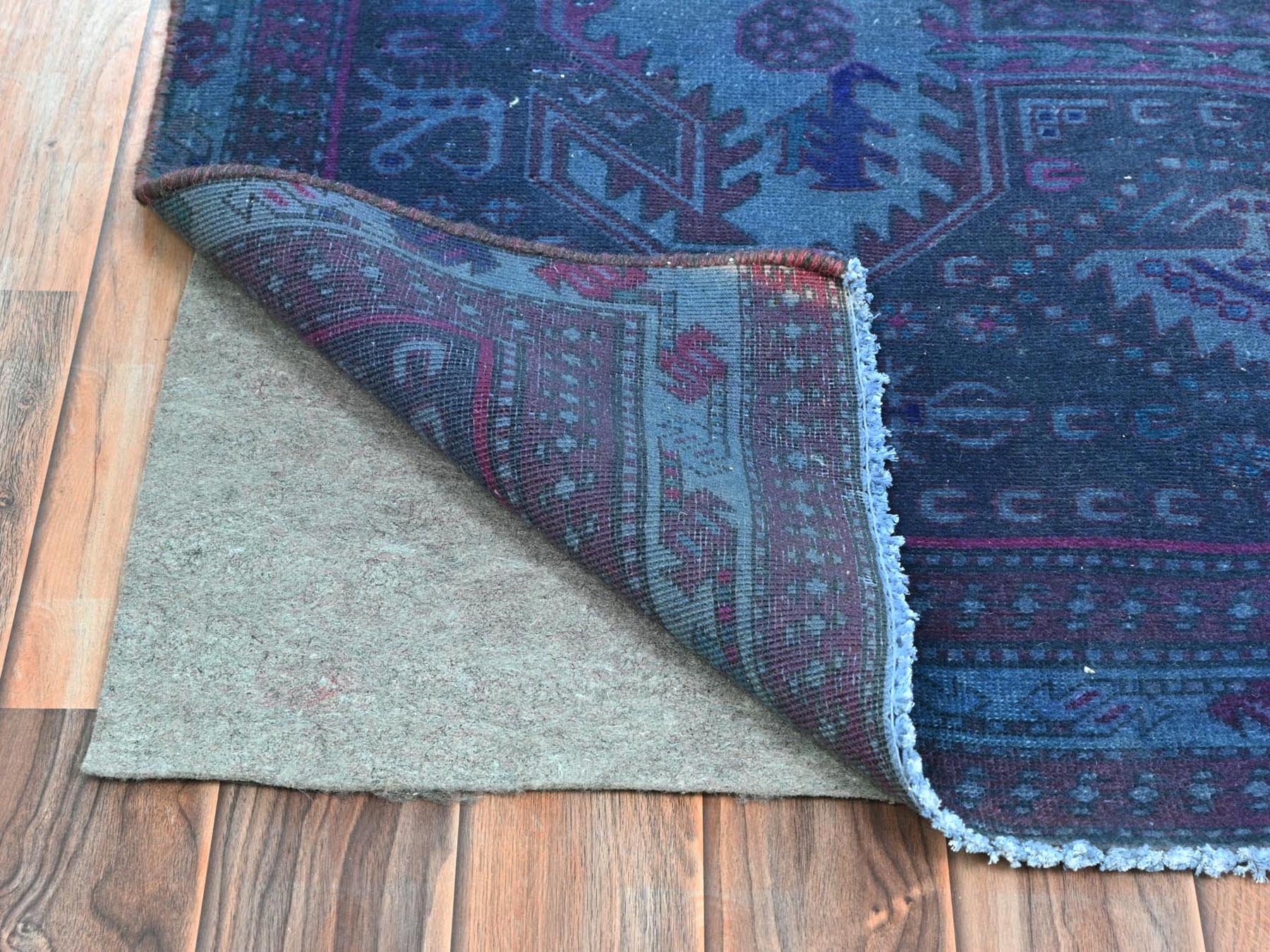 Overdyed & Vintage Rugs LUV736956
